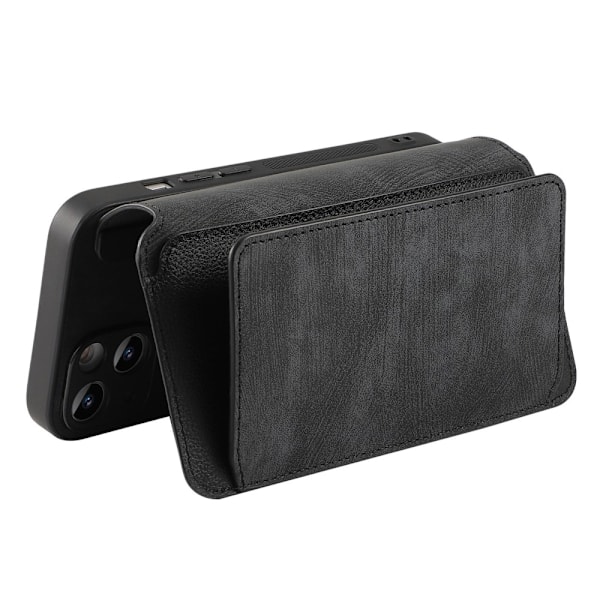 SKALO Xiaomi 15 CASENEO MW-02 Lompakkokotelo - Musta Black