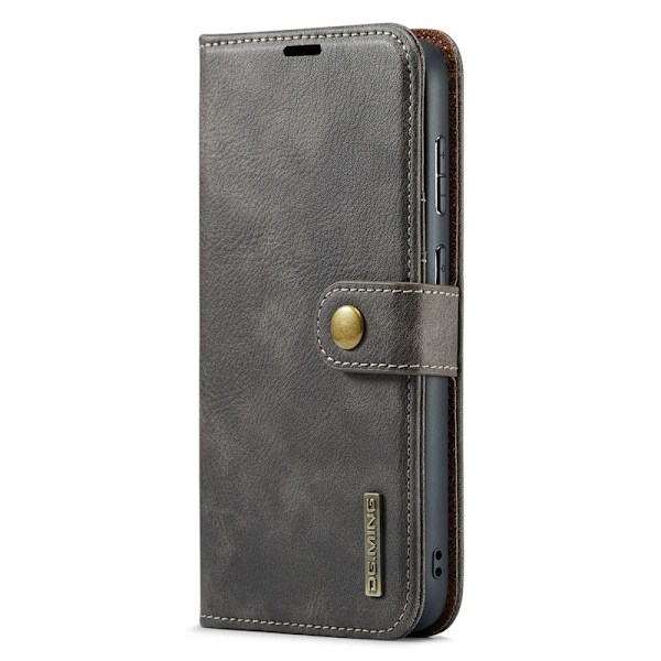DG MING Samsung A56 5G 2-in-1 Magneetti Lompakkokotelo - Harmaa Grey