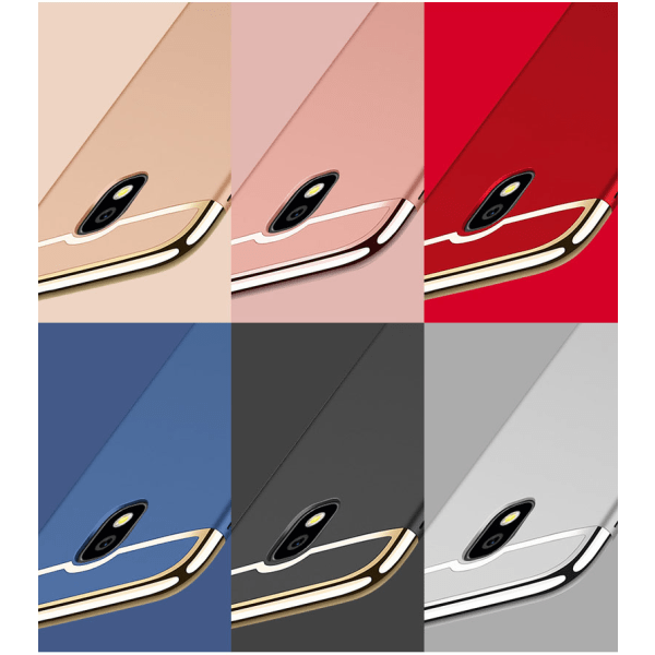 Design skal 3 i 1 guldkant till Samsung Galaxy J5 2017 Black