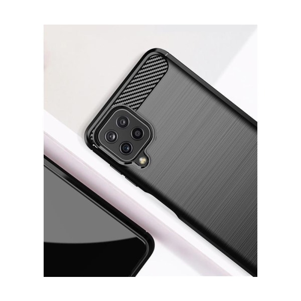 SKALO Samsung A22 4G Armor Carbon Stöttåligt TPU-skal - Fler färger Blå