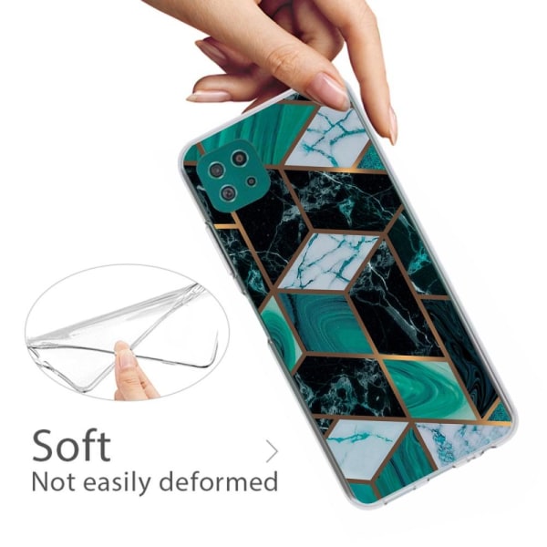 SKALO Samsung A22 5G Marmor TPU-skal - Motiv 1 multifärg