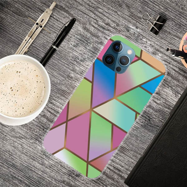 SKALO iPhone 13 Pro Max Marmor TPU-skal - Motiv 3 multifärg
