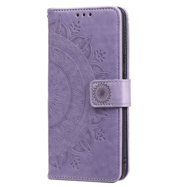 SKALO Samsung S22 Mandala -lompakkokotelo - violetti Purple