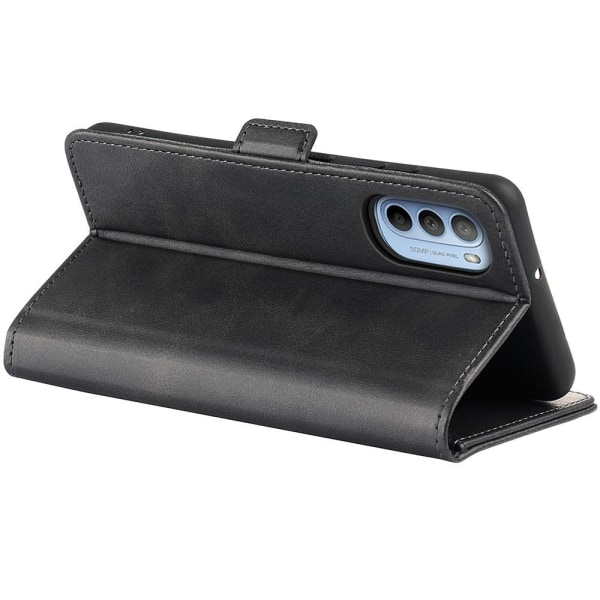 SKALO Moto G31 / G41 Premium Plånboksfodral - Svart Black