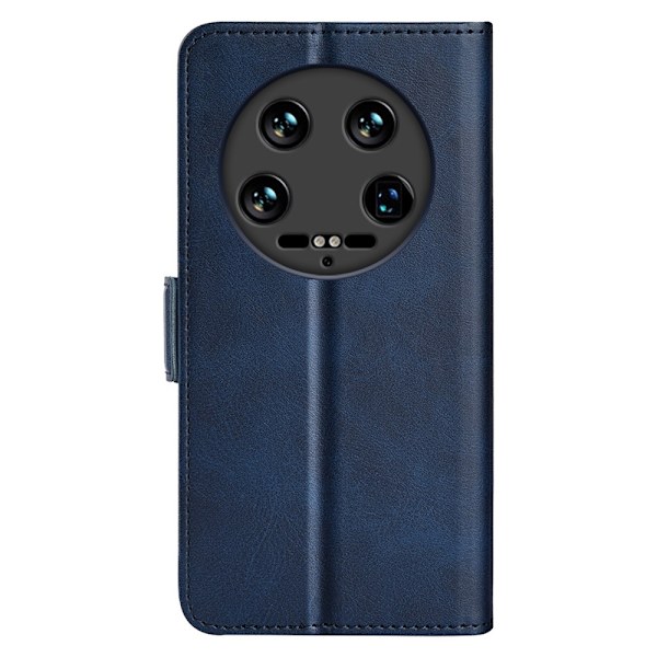 SKALO Xiaomi 14 Ultra 5G Premium Wallet Flip Cover - Blå Blue