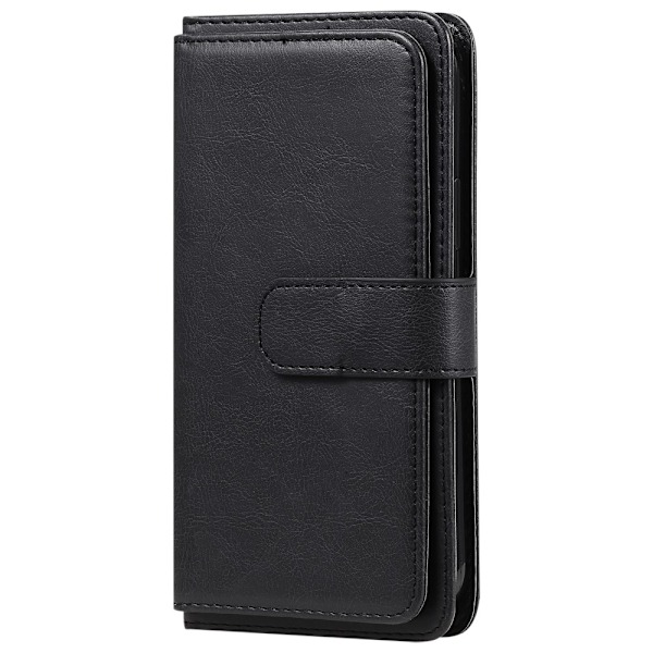 SKALO Samsung S25 Ultra KT 10-Lokeroa Lompakkokotelo - Musta Black