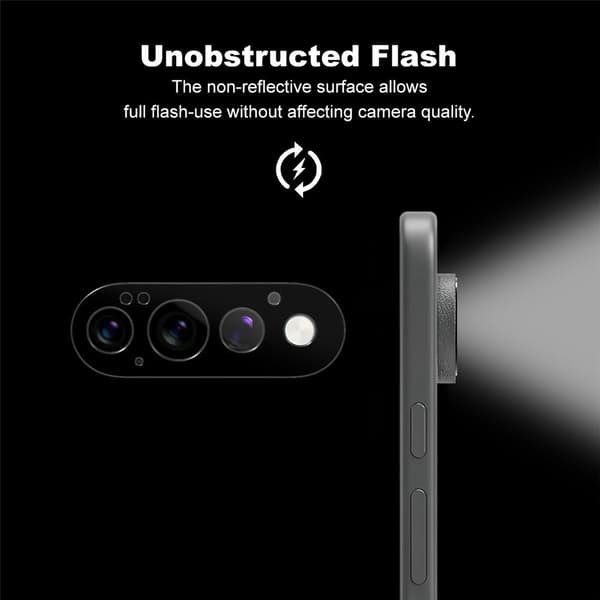 IMAK Kamerabeskyttelse i metal til Google Pixel 11 Pro - Sort Black
