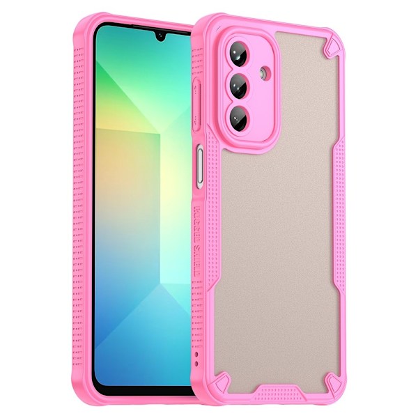 SKALO Samsung A26 5G Armor Hybrid Frosted Skal - Rosa Rosa