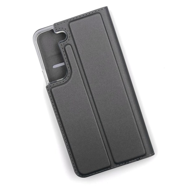 SKALO Samsung S22 Plånboksfodral Ultratunn design - Fler färger Mörkgrå