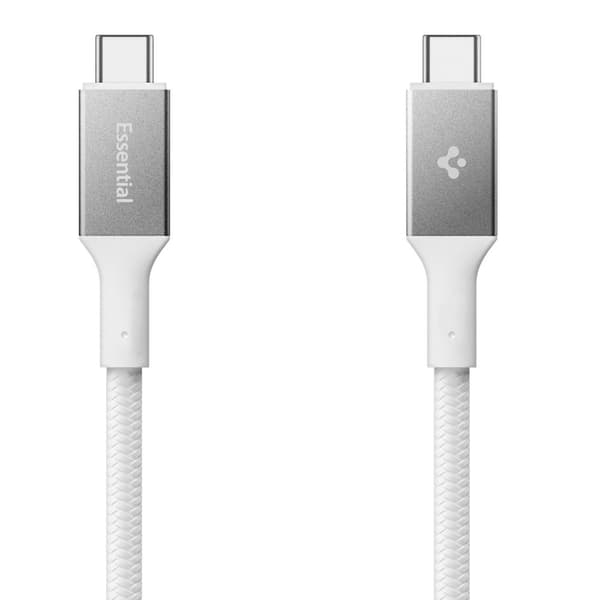 Spigen EB10015CC Essential USB-C-kabel 100W 1.5m - Vit Vit