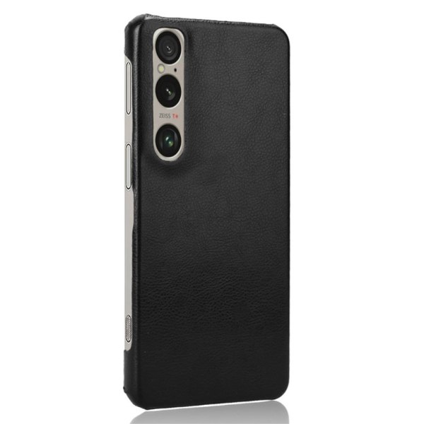 SKALO Sony Xperia 1 VI PU-nahkainen Suojakuori - Musta Black