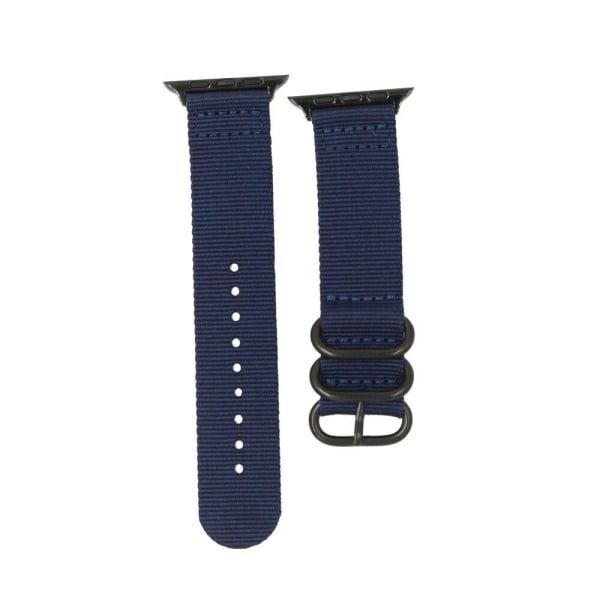 SKALO Nato-armband i nylon Apple Watch 42/44/45/49mm - Fler färg Blå