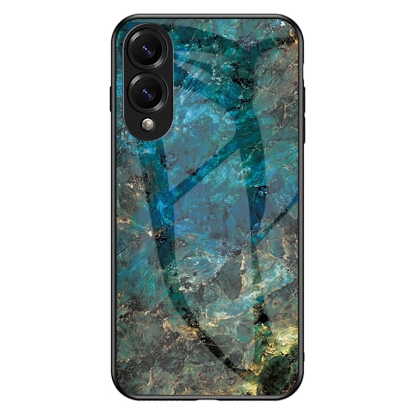 SKALO Samsung S25 Edge Marmori Karkaistu Lasi TPU Suojakuori - #4 Multicolor