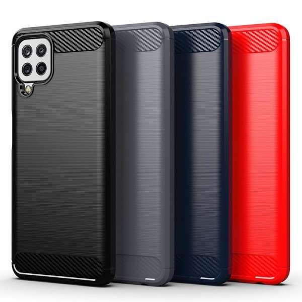 SKALO Samsung A22 4G Armor Carbon Stødsikker TPU-cover - Vælg farve Blue