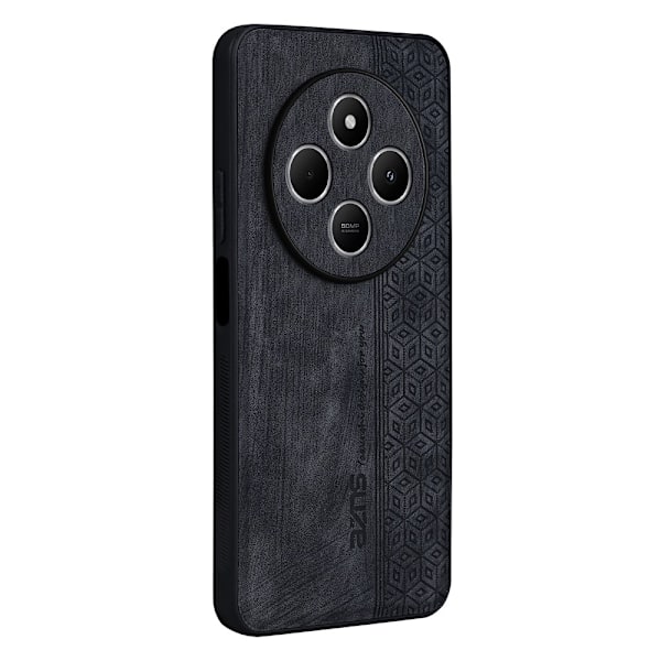 SKALO Xiaomi Redmi 14C AZNS PU læder Cover - Sort Black