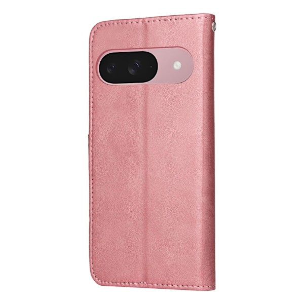 SKALO Google Pixel 9a PU-läder Plånboksfodral - Fler färger Rosa