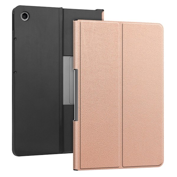 SKALO Lenovo Tab Plus 11.5" Duofold PU-læder Cover - Rosa guld Pink gold