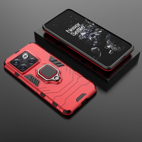 SKALO OnePlus 10T 5G Armor Hybridi metallirengas kuori - Punaine Red