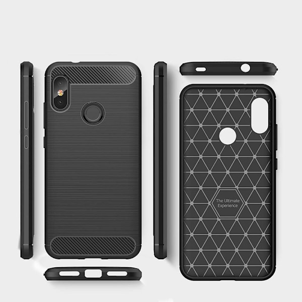 Stöttåligt Armor Carbon TPU-skal Xiaomi Mi A2 Lite - fler färger Blå