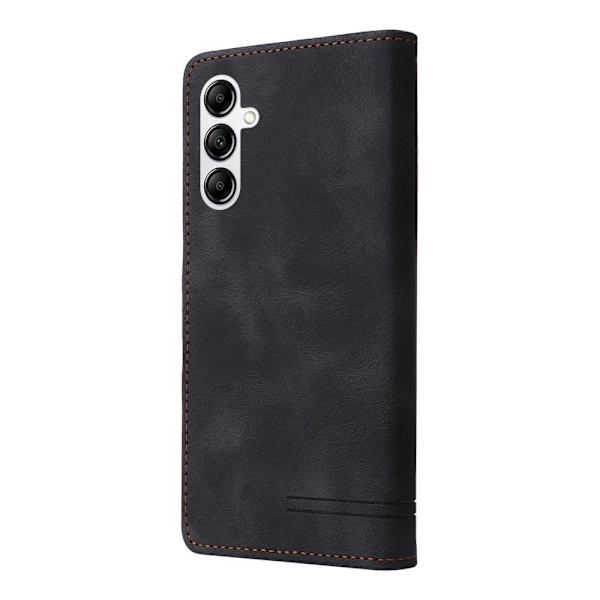 SKALO Samsung A54 5G Lompakkokotelo PU-nahkaa - Musta Black