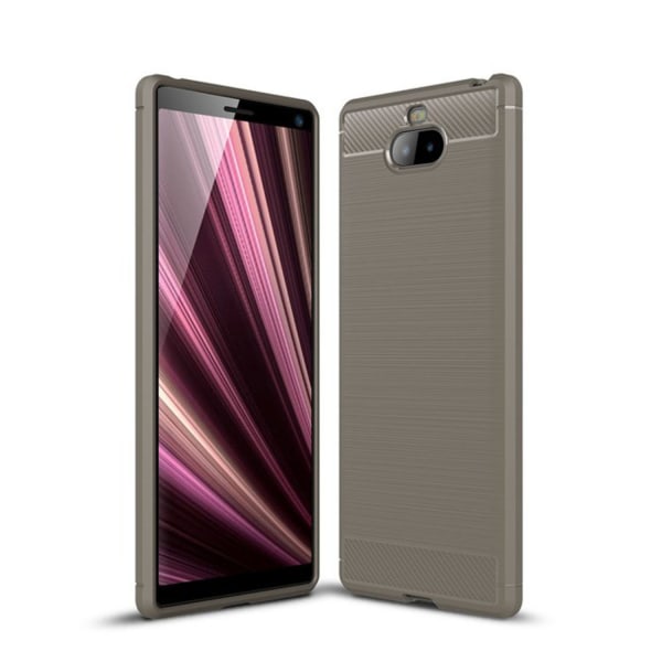 Stöttåligt Armor Carbon TPU-skal Sony Xperia 10 Plus Black