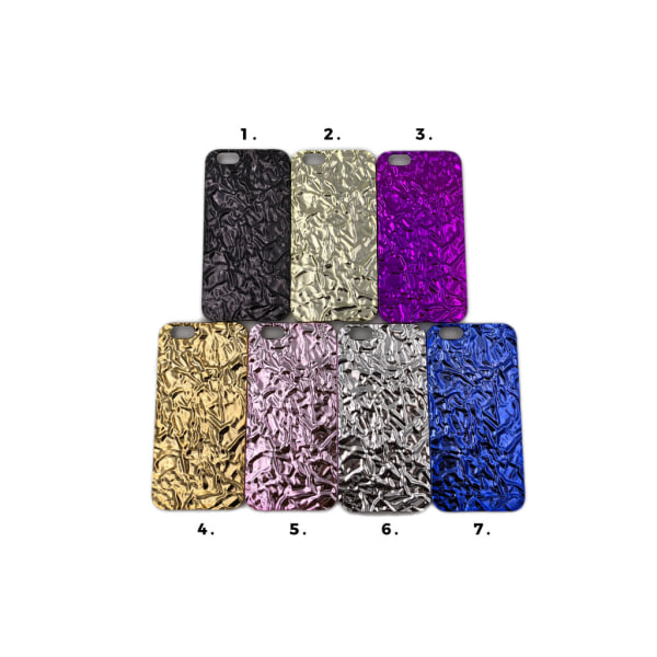 Texture 3D Cover til iPhone 6 / 6S - flere farver Blue