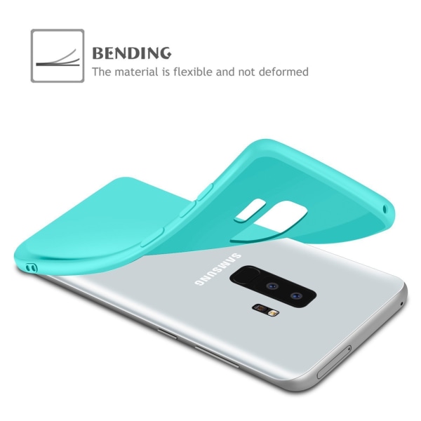 SKALO Samsung S9 Ultratynd TPU-skal - Vælg farve Turquoise