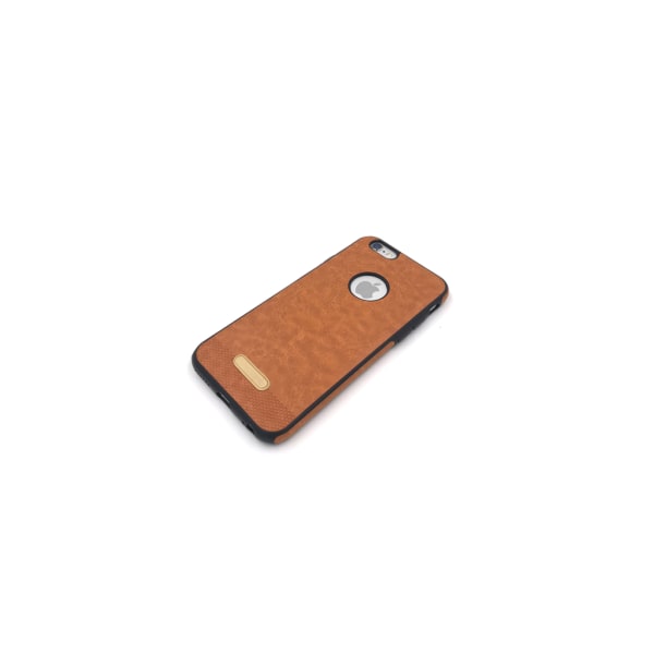 Nahkajäljitelmä iPhone 7/8 - enemmän värejä Light brown