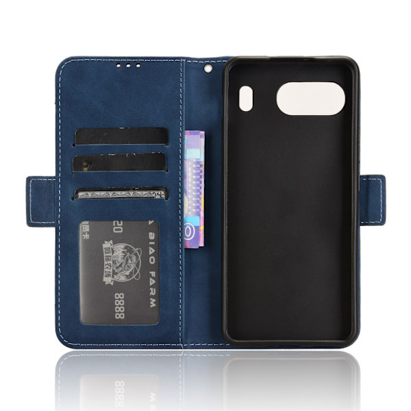 SKALO OnePlus Nord 4 6-lokeroa Lompakkokotelo - Sininen Blue