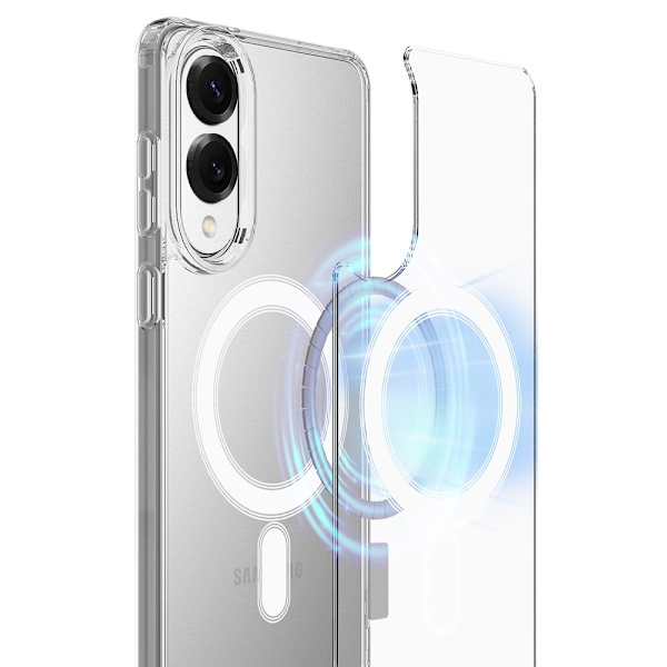 SKALO Samsung S25 Edge Transparent TPU Cover - Gennemsigtig Transparent