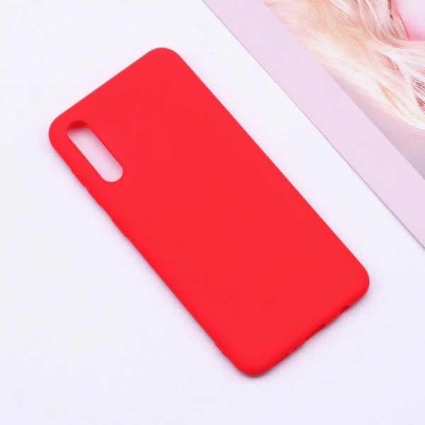 SKALO Samsung A50 Ultratunn TPU-Skal - Fler färger Röd