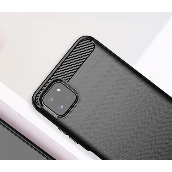 SKALO Samsung A22 5G Armor Carbon Stødsikker TPU-cover - Vælg farve Blue