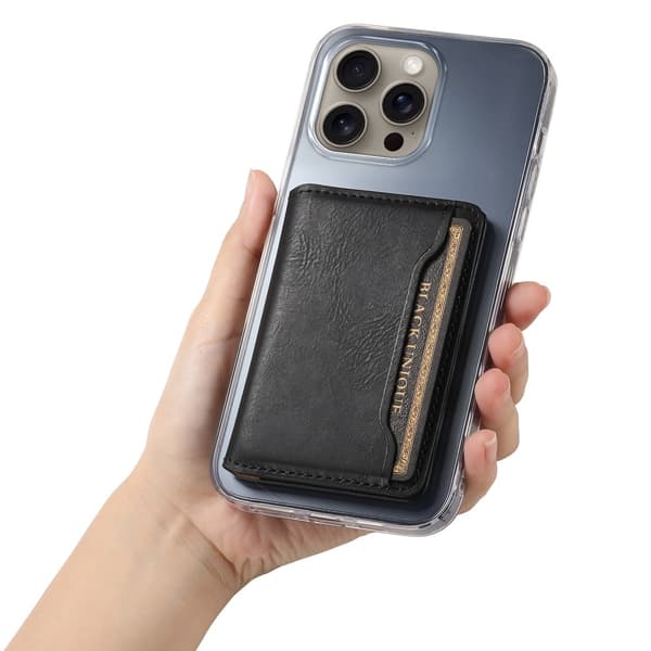 DENIOR iPhone 16 Pro D12 Kuori+Lompakko - Musta Black
