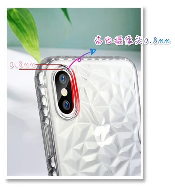Extra tåligt 3D Diamant TPU iPhone 7/8 Pink