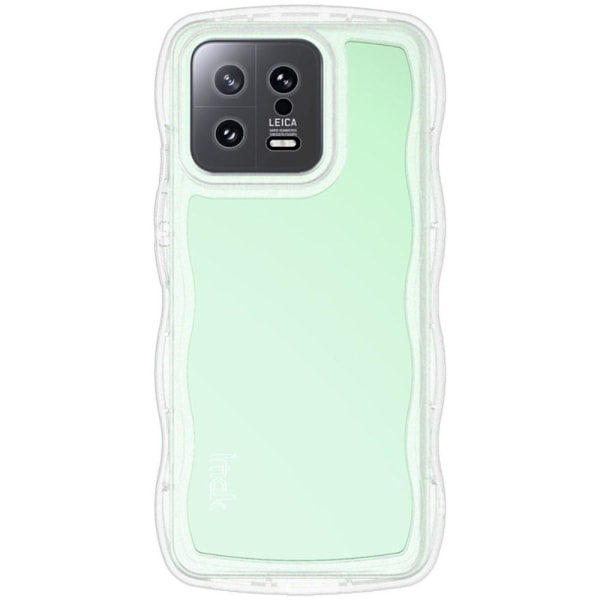 IMAK Xiaomi 13 5G Ekstra stærk Wave TPU-cover - Gennemsigtig Transparent