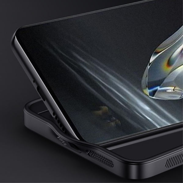 SKALO OnePlus 12 5G PU-Läder Hybrid Skal - Grå grå