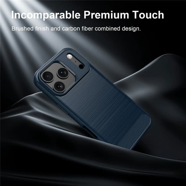 SKALO Armor Carbon  för iPhone 18 Pro Max Cover til iPhone 18 Pro Max - Vælg farve Blue