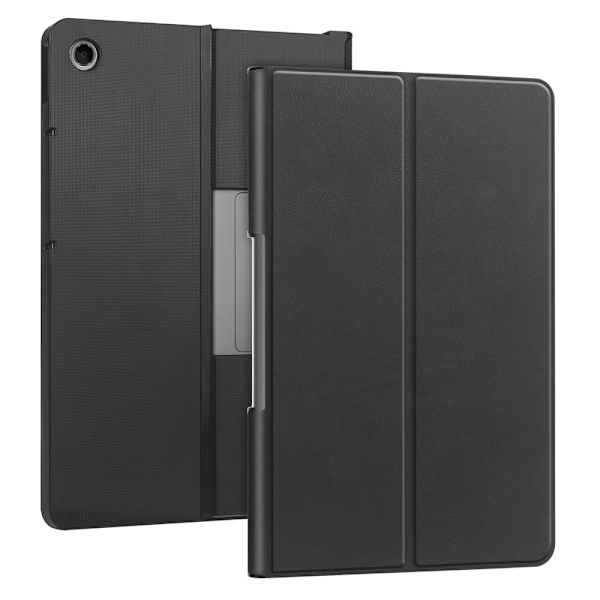 SKALO Lenovo Tab Plus 11.5" Duofold PU-læder Cover - Sort Black