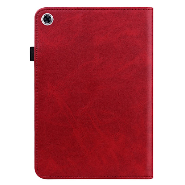 SKALO Samsung Tab A9+ PU-nahkainen Lompakkokotelo - Punainen Red
