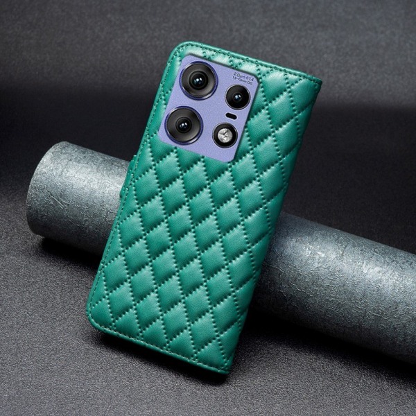 SKALO Motorola Edge 50 Pro 5G BINFEN COLOR Quiltet Pung - Grøn Green
