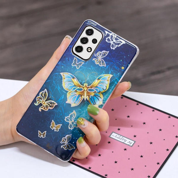 SKALO Samsung A53 5G Marmor TPU-skal - Motiv 8 multifärg