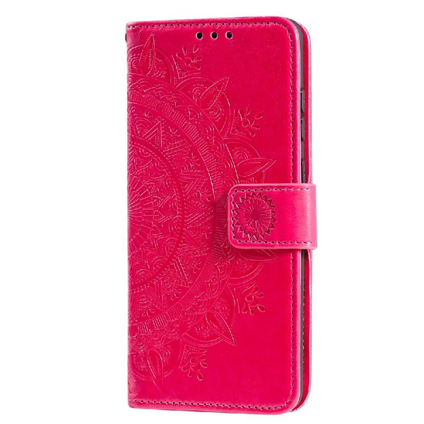 SKALO Samsung A02s / A03s Mandala Plånboksfodral - Cerise Cerise