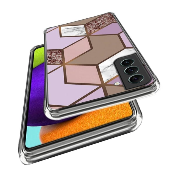 SKALO Samsung S23 Plus Marmor TPU-skal - Motiv 1 multifärg