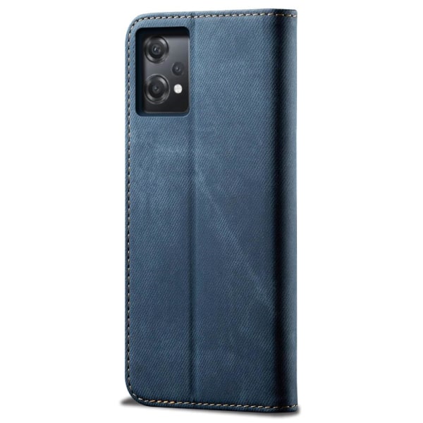 SKALO OnePlus Nord CE 2 Lite 5G Jeans Flip Cover - Blå Blue