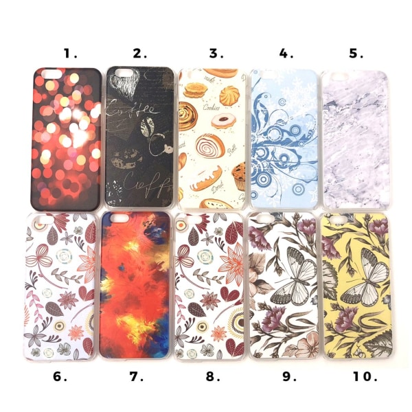 Skal med motiv iPhone 6/6S MultiColor Motiv 8