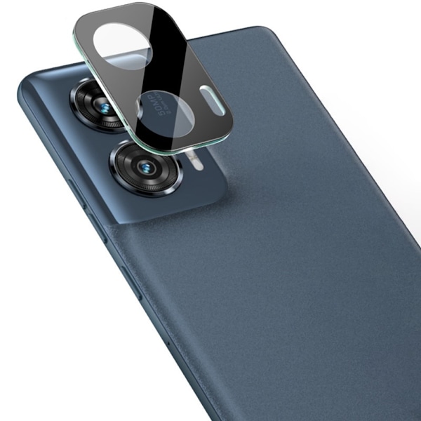 SKALO Motorola Edge 50 Fusion 3D Linsskydd/Kameraskydd Härdat Glas - Svart Svart