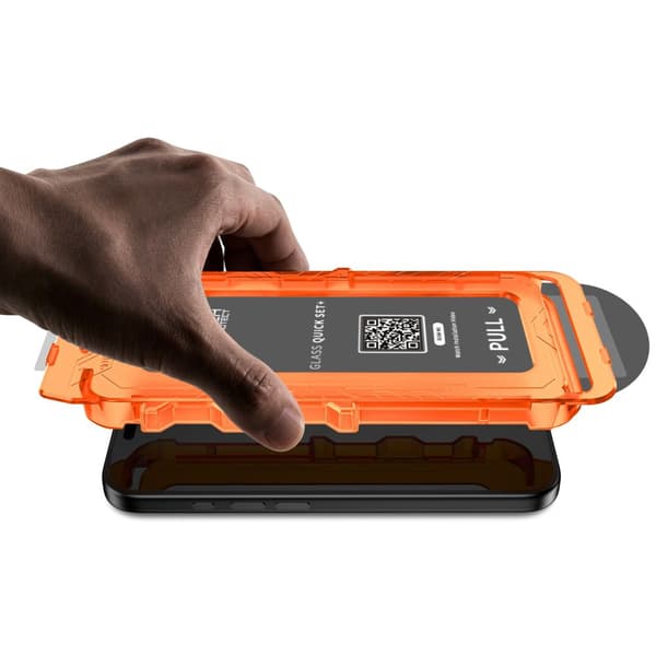 2-KPL Tech-Protect Quick Set+ Näytönsuoja Karkaistua Lasia sopii  iPhone 17 Pro - Musta Black