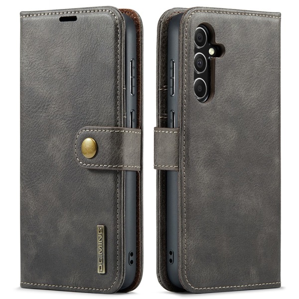 DG MING Samsung S23 FE 2-in-1 magneetti lompakkokotelo - Harmaa Grey