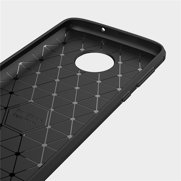 Stöttåligt Armor Carbon TPU-skal Moto G6 Plus - fler färger grå