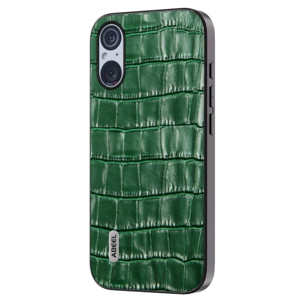 SKALO Sony Xperia 5 V ABEEL læder Cover - Grøn Green